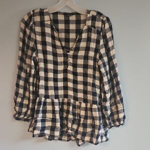 American Eagle Checkered Women's Top